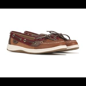 Sperry Angelfish *Brand New!* -Brown & Wine